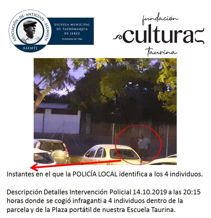 6. Descripción Actualción Policial Instalaciones Escuela Mcpal Tauromaquia Jerez 14.10.2019 20.15 Horas