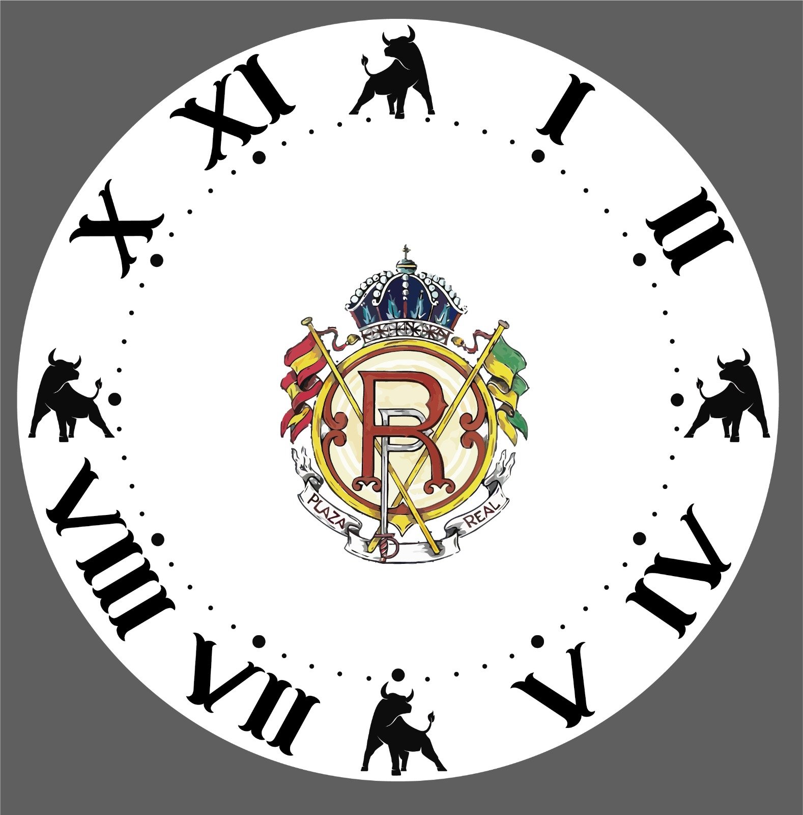 DISENO DEL NUEVO RELOJ DE LA PLAZA REAL DE TOROS DE EL PUERTO DE SANTA MARIA
