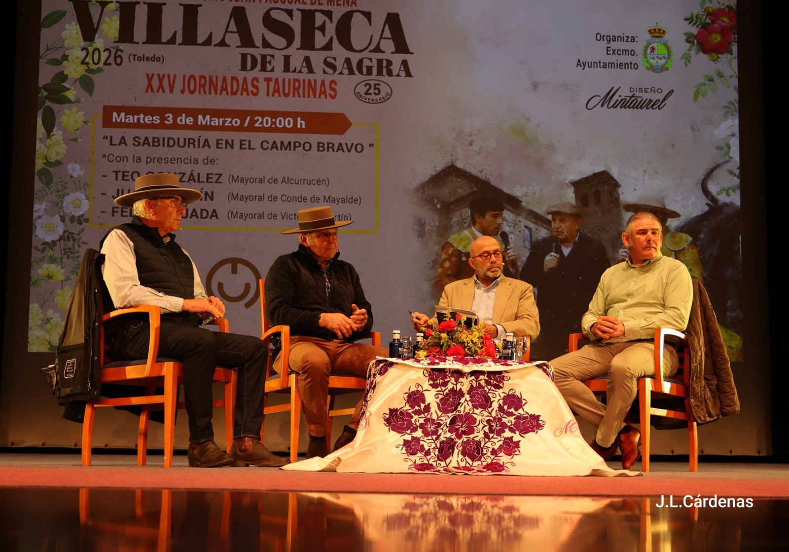 Los mayorales reivindican el alma del toro en “La sabiduría del Campo Bravo” en Villaseca de la Sagra