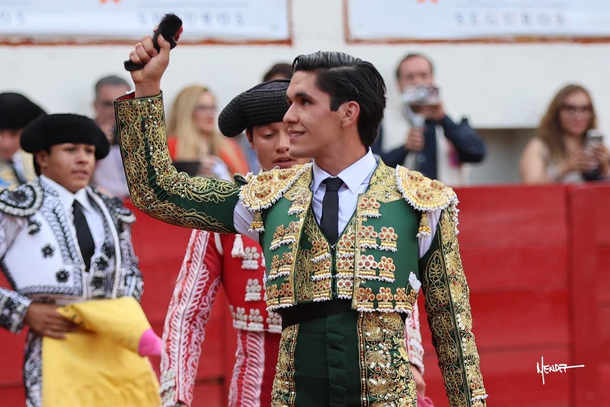Jairo López corta una oreja en la novillada de triunfadores en la San Marcos de Aguascalientes
