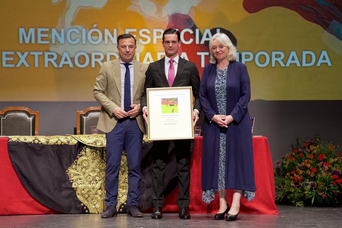 La Delegación del Gobierno de Cádiz premia a David Galván como mayor triunfador de 2025 en la provincia