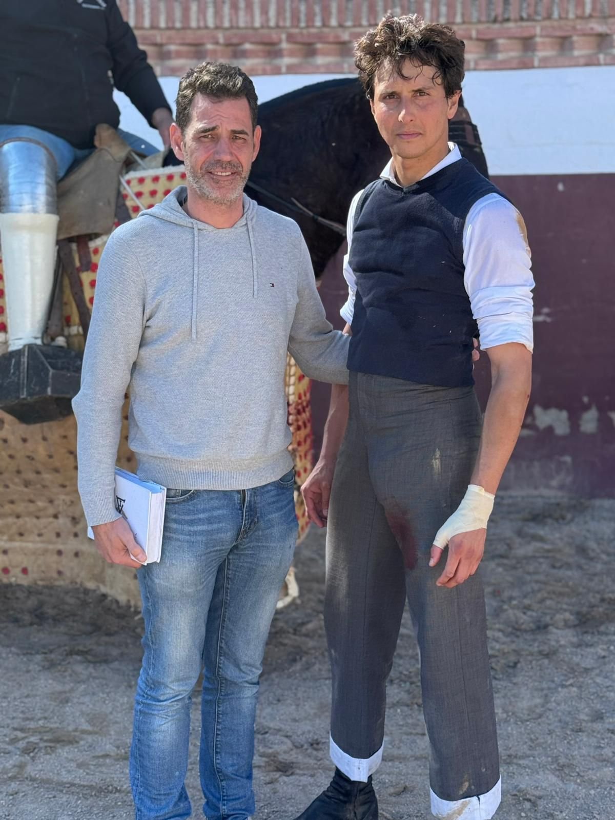 Roca Rey tienta en la ganadería San Isidro, propiedad de Raúl Tenorio