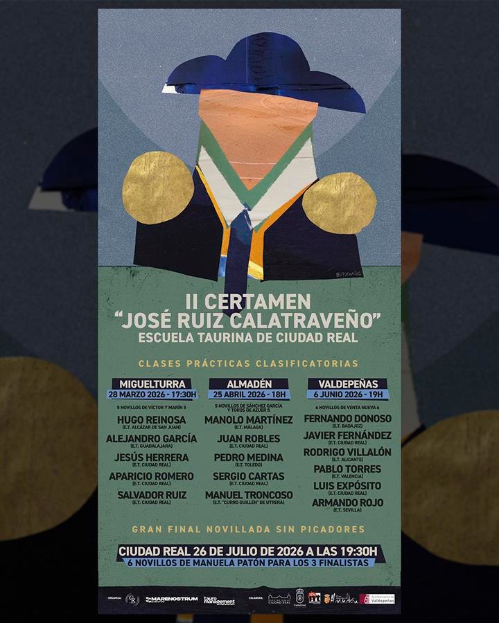 Ciudad Real impulsa el futuro del toreo con el II Certamen “José Ruiz Calatraveño” de su Escuela Taurina