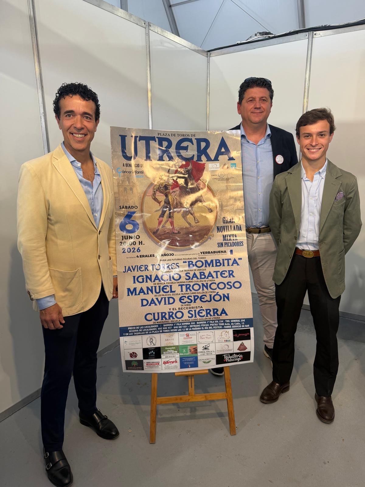 Utrera acogerá una novillada solidaria a beneficio de ANDEX con jóvenes promesas del toreo