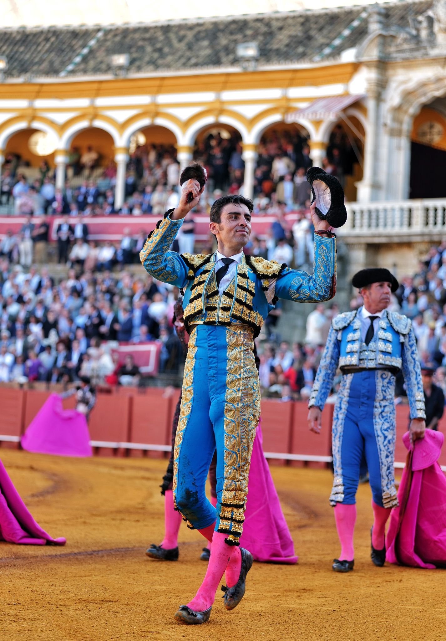Oreja por coleta en una interesante corrida de Santiago Domecq en Sevilla