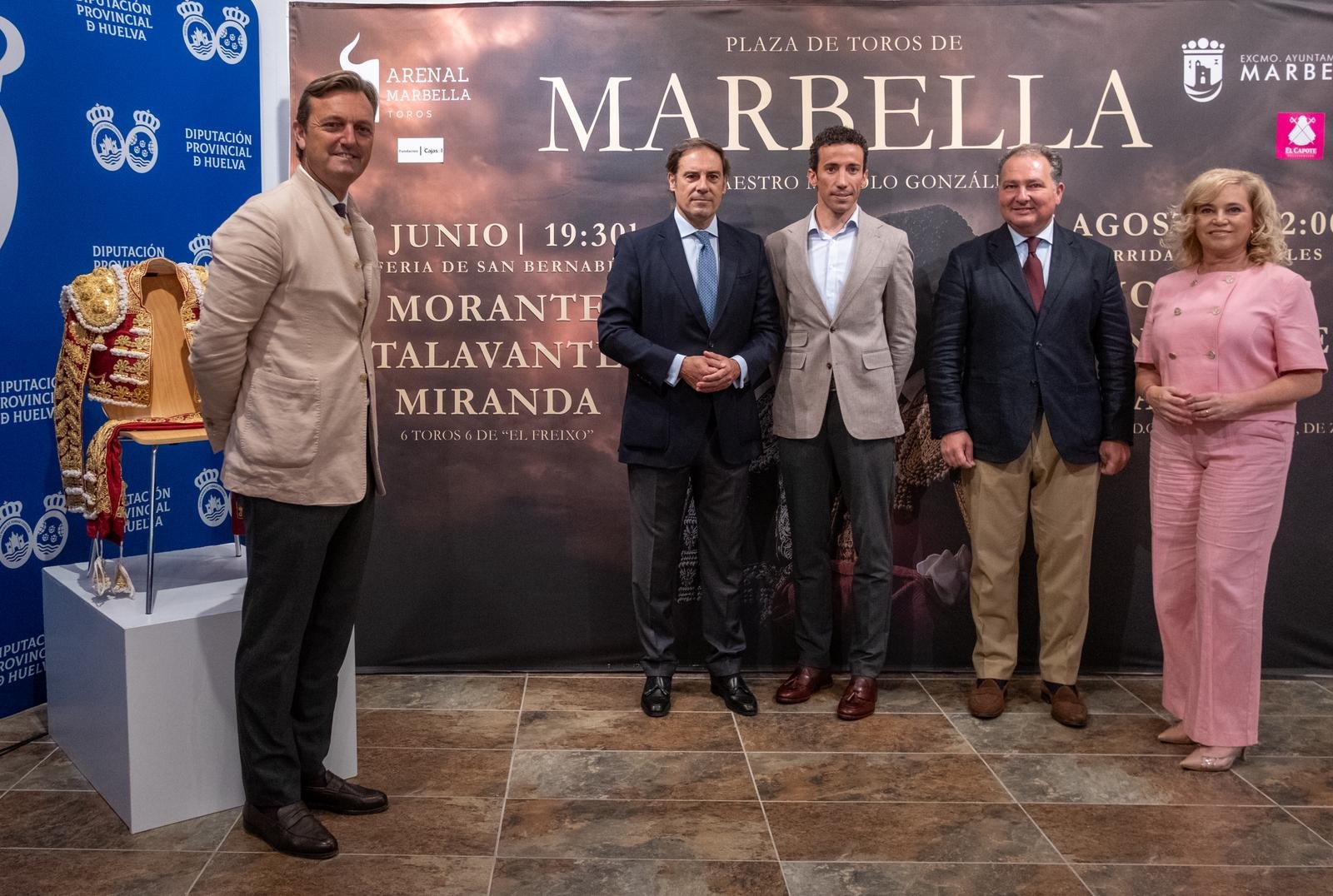 David de Miranda y la empresa Marbella Toros, presentan en la Excma. Diputación de Huelva la feria marbellí