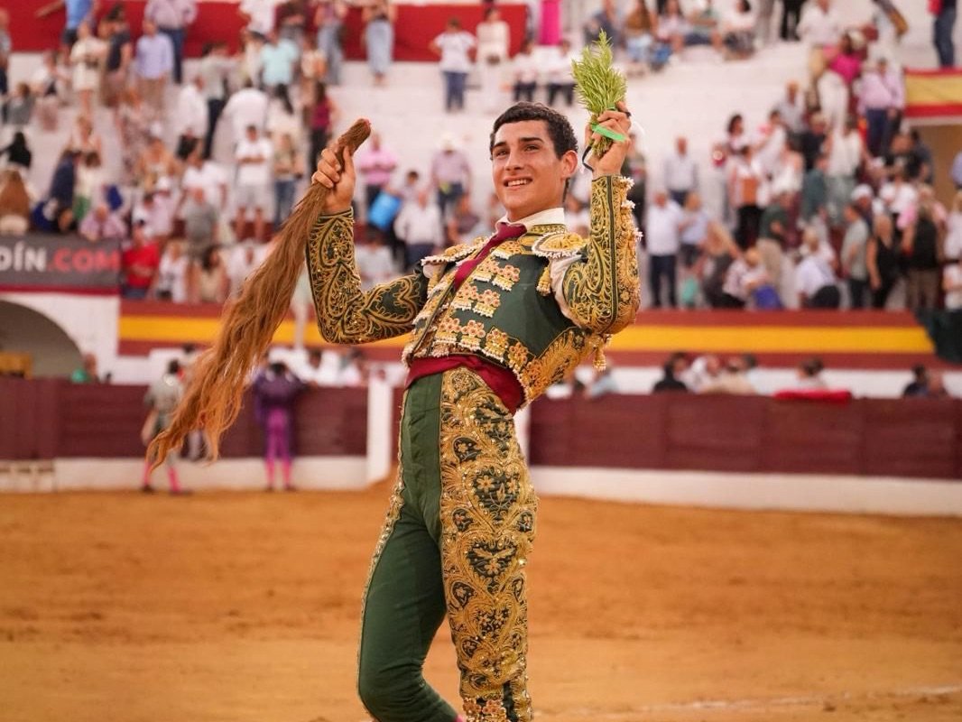 David Gutiérrez primer novillero del Circuito de novilladas de Extremadura 2026