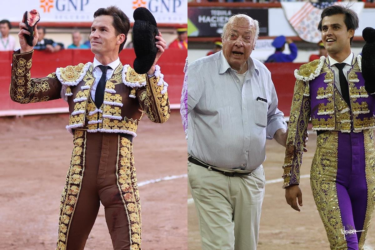 La maestría de Luque y la firmeza de Diego Sánchez cortan una oreja en una tarde en la que también destacó la entrega de El Payo en Aguascalientes