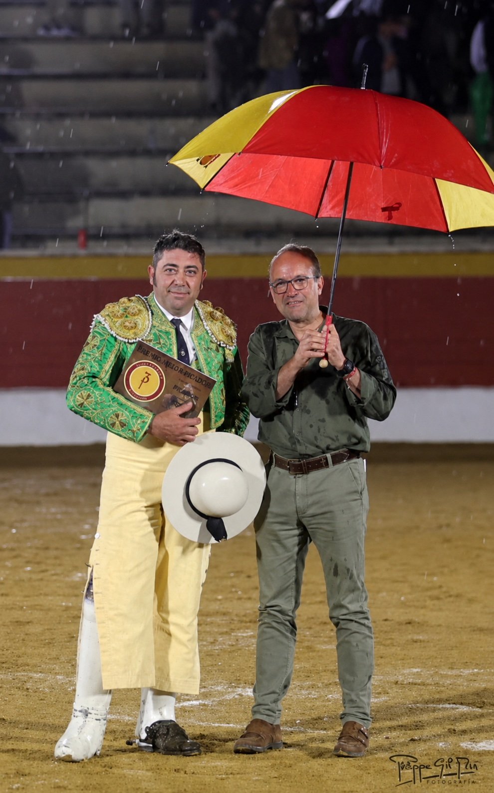 Juan Antonio Agudo, premio de ANPTE al mejor picador de la Feria del Aficionado de San Agustín de Guadalix