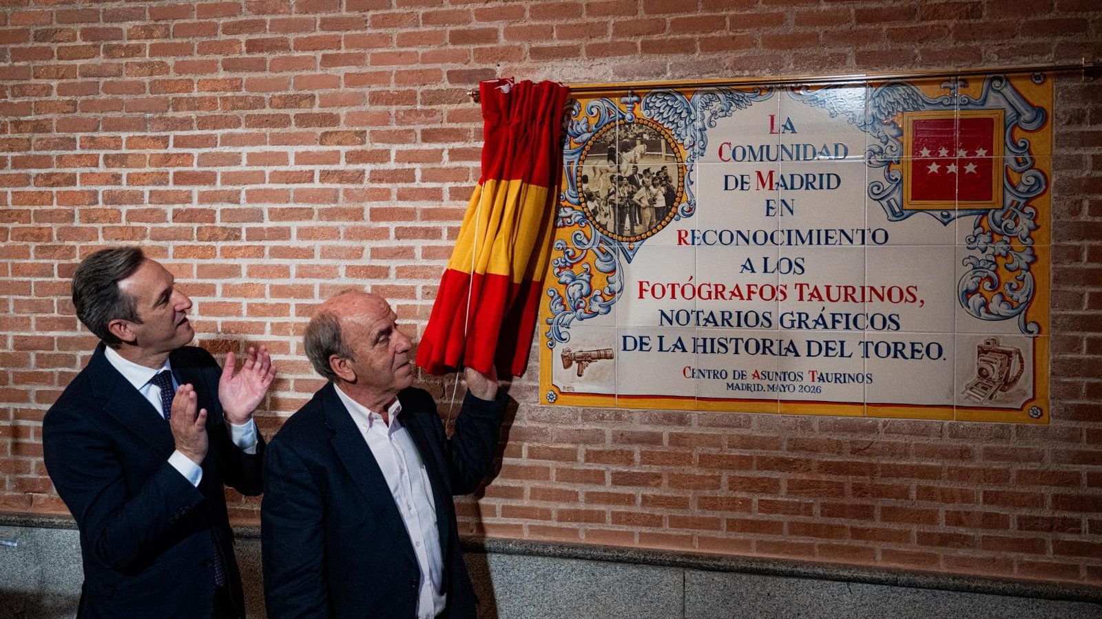 La Comunidad de Madrid homenajea a los fotógrafos de la Plaza de Toros de Las Ventas