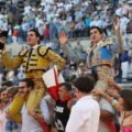 Gran tarde en Nimes : Marco Pérez corta un rabo y abre la Puerta de los Cónsules con Talavante
