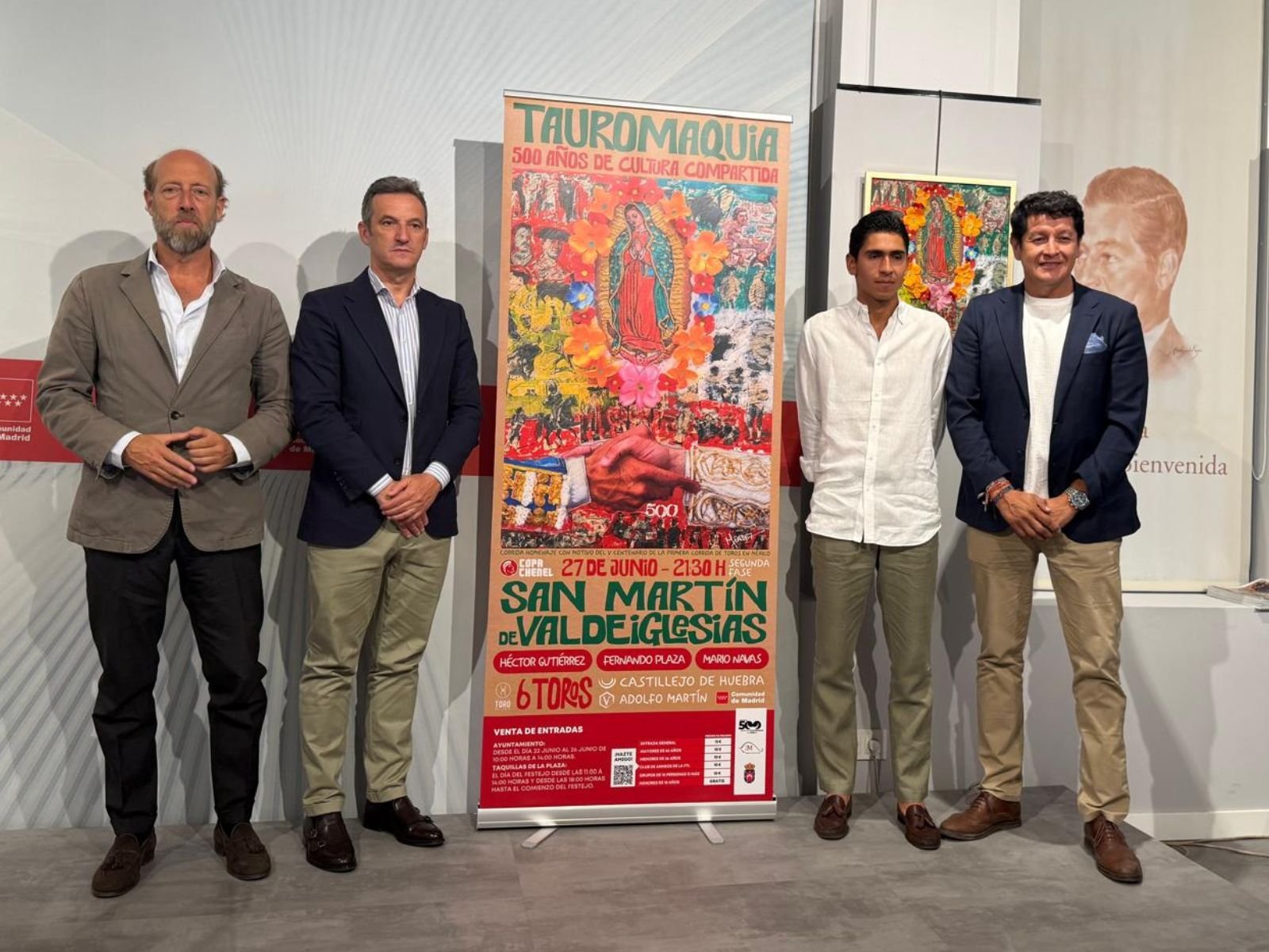 Presentado el cartel de San Martín de Valdeiglesias, que rinde homenaje al V centenario de las corridas de toros en México