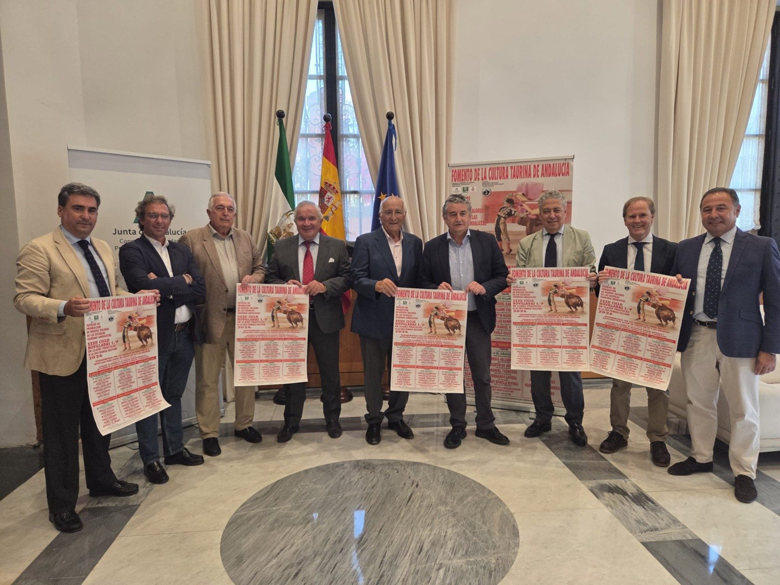 Antonio Sanz presenta los carteles del ciclo de novilladas de las escuelas que televisará Canal Sur