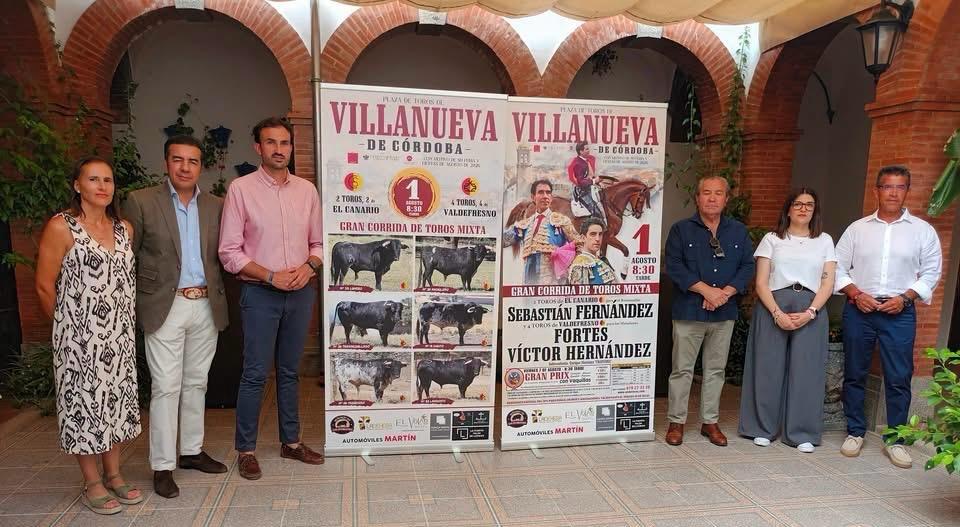 Sebastián Fernández, Fortes y Víctor Hernández, un cartel de peso para la feria de Villanueva de Córdoba