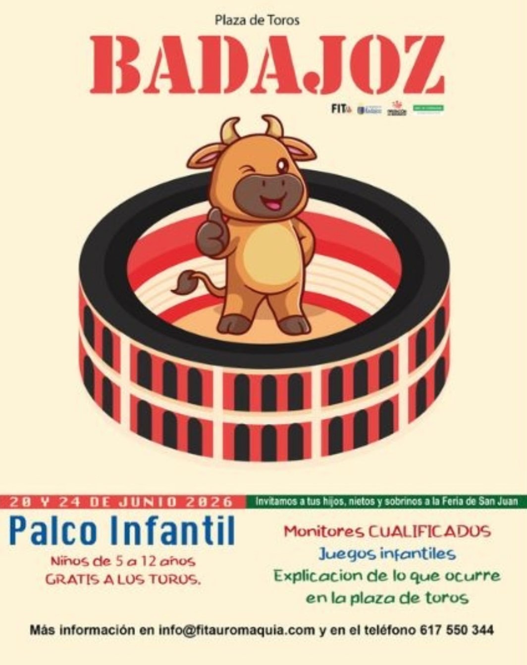 Badajoz volverá a contar con el Palco Infantil durante su Feria de San Juan