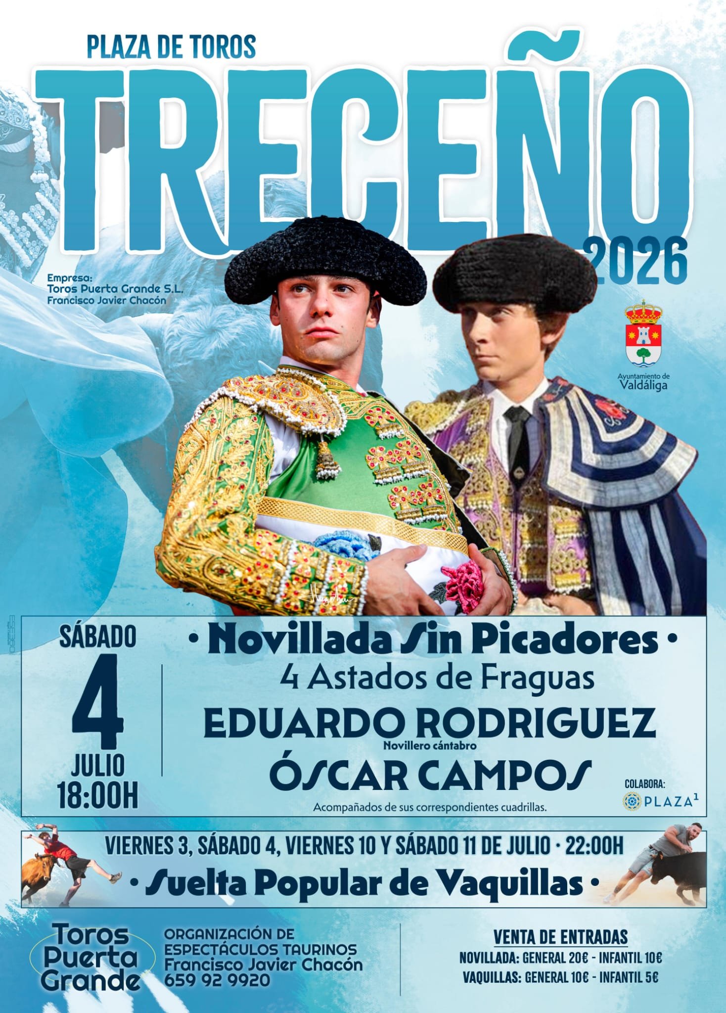 Interesante novillada en Treceño (Cantabria) con Eduardo Rodríguez y Óscar Campos