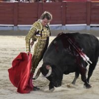 Javier Cortés corta una oreja en la primera semifinal de Chinchón