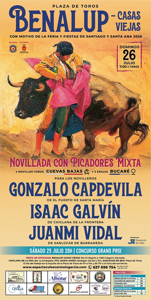 NOVILLADA BENALUP 2026
