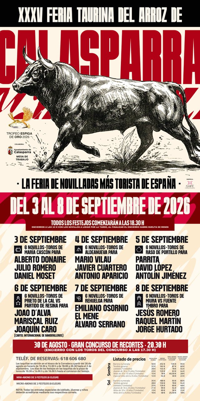 Presentada la XXXV Edición de la Feria del Arroz de Calasparra