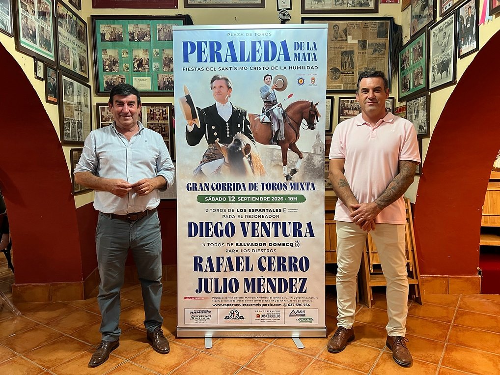 Carmelo García presenta la corrida mixta de Peraleda de la Mata