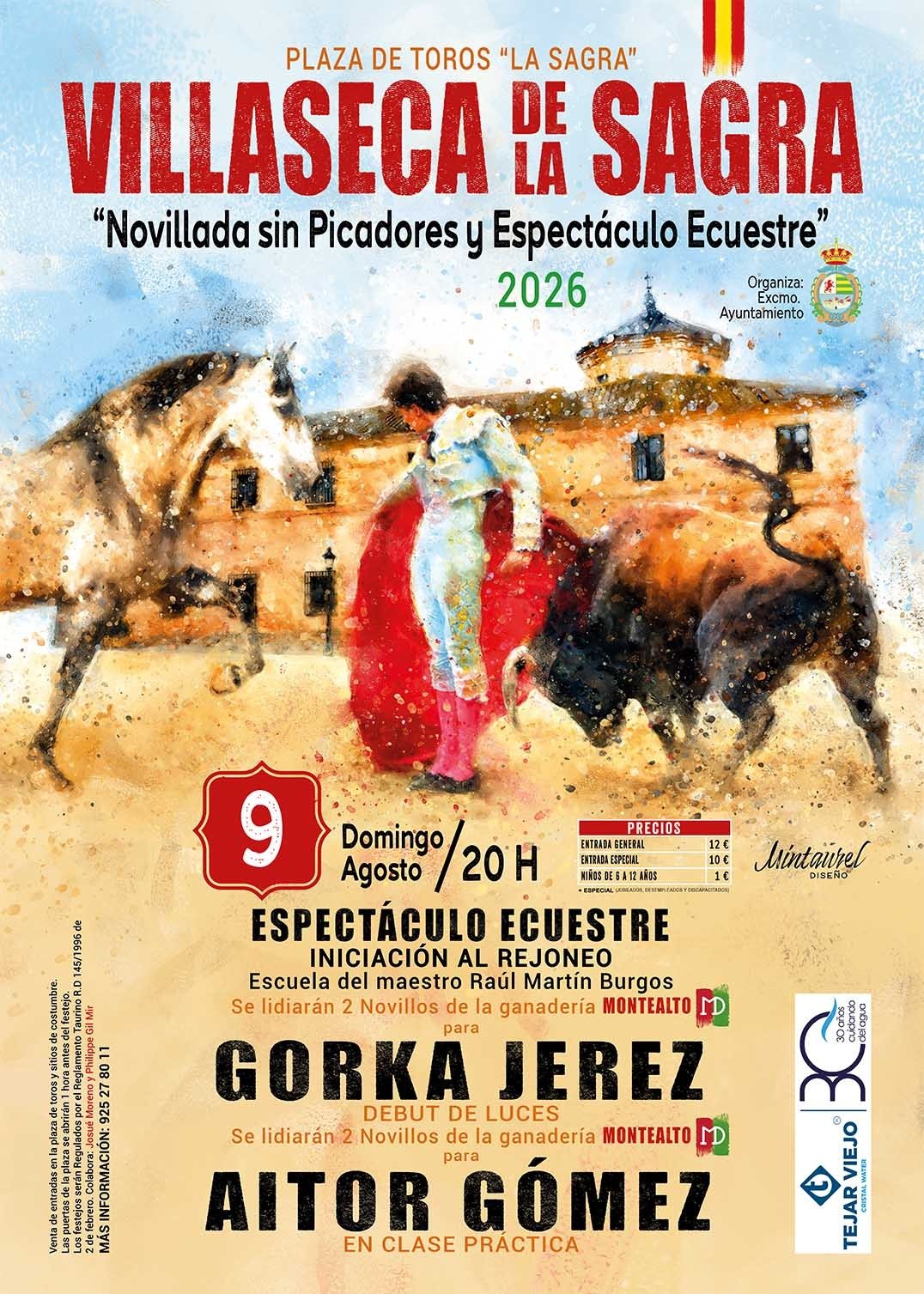 Villaseca de la Sagra, el orgullo de ver nacer un torero: Gorka Jerez debutará vestido de luces ante su pueblo