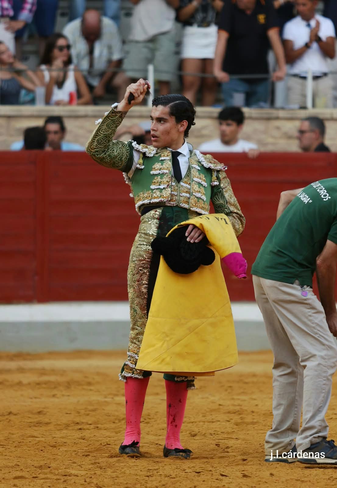 Rafael de la Cueva oreja en Villaseca de la novillada de Alcurrucén
