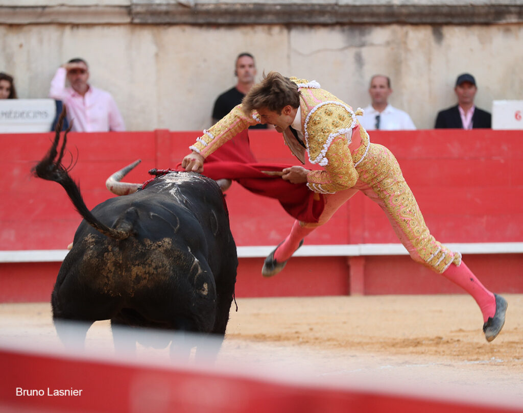El Domingo de la vendimia de Nîmes : triunfo de Marco Pérez por la mañana y buena corrida de Fuente Ymbro por la tarde 32 El Domingo de la vendimia de Nîmes : triunfo de Marco Pérez por la mañana y buena corrida de Fuente Ymbro por la tarde Marco Pérez no contó con mucha colaboración por parte de sus toros. No obstante, triunfó. Gracias a varias buenas estocadas, variedad y una entrega absoluta ante el difícil reto de enfrentarse en solitario a seis toros.