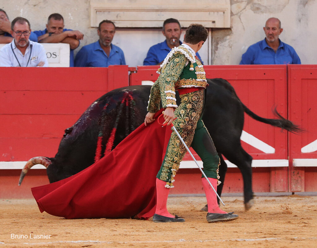 El Domingo de la vendimia de Nîmes : triunfo de Marco Pérez por la mañana y buena corrida de Fuente Ymbro por la tarde 41 El Domingo de la vendimia de Nîmes : triunfo de Marco Pérez por la mañana y buena corrida de Fuente Ymbro por la tarde Marco Pérez no contó con mucha colaboración por parte de sus toros. No obstante, triunfó. Gracias a varias buenas estocadas, variedad y una entrega absoluta ante el difícil reto de enfrentarse en solitario a seis toros.