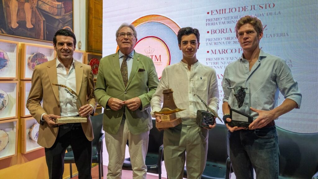 Borja Jiménez, Marco Pérez y De Justo triunfan en los premios de Murcia 2025