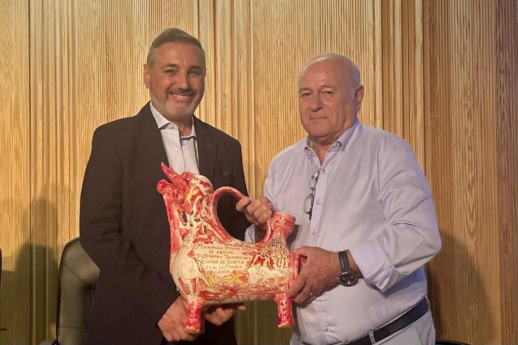 Maximino Pérez, distinguido con el premio «Patrimonio Tauromaquia Ciudad de Cuenca»