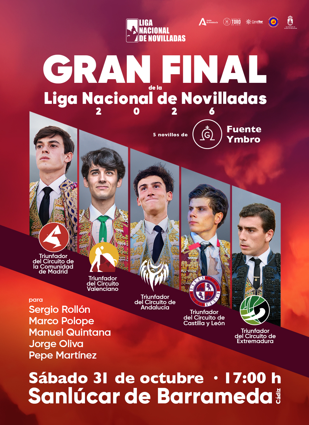 Presentado en Sevilla el cartel de la Final de la Liga Nacional de Novilladas 2026