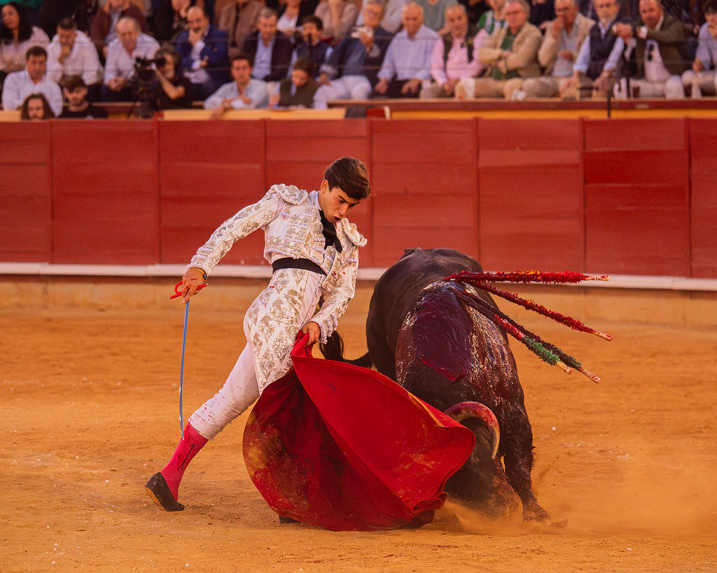 La tarde de la corrida mixta de Montoro tras el objetivo de Eugenia Godoy en la que destacó el triunfó de Manuel Quintana 26 La tarde de la corrida mixta de Montoro tras el objetivo de Eugenia Godoy en la que destacó el triunfó de Manuel Quintana El sevillano Oliva Soto demostró una vez más su torería y la personalidad que atesora ante dos oponentes totalmente a contraestilo. Con el primero del lote estuvo por momentos artista y con el segundo, un animal complicado y orientado, Alfonso hizo un esfuerzo por intentar meter en la muleta a un animal que no puso las cosas fáciles.