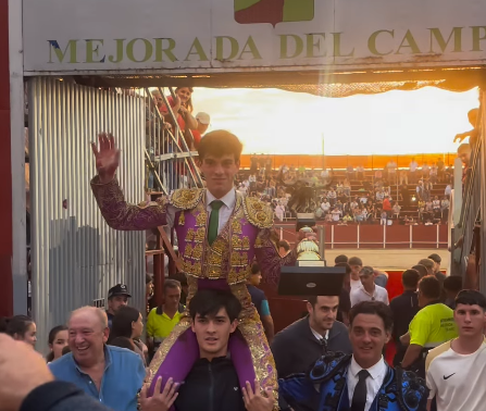 Sergio Rollón triunfador de la IX Final de la Feria de Novilladas con Picadores de Mejorada del Campo