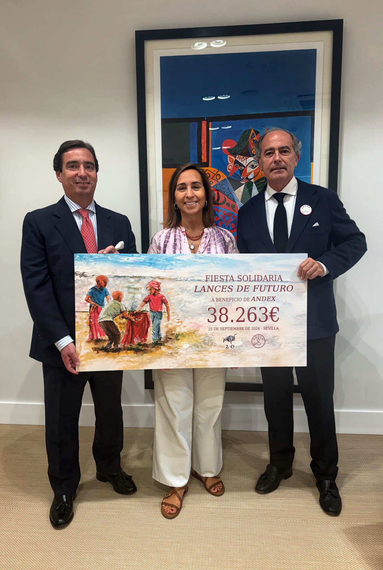 La Fiesta Solidaria Lances de Futuro recauda 38.263 euros a beneficio de ANDEX para el proyecto “La Antesala”